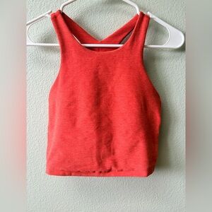 Chic Coral Sleeveless Tank Top